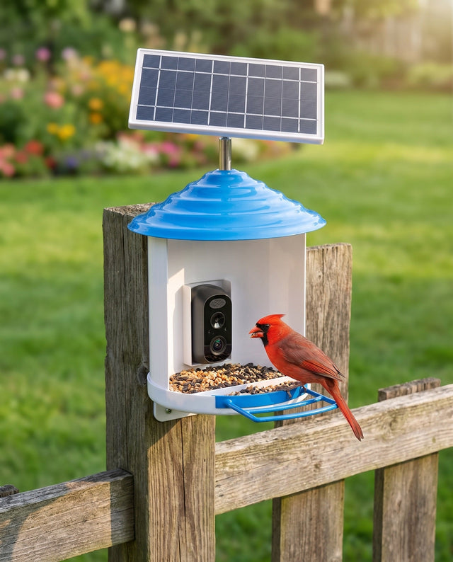 Featherfolk Solar Bird Feeder Camera